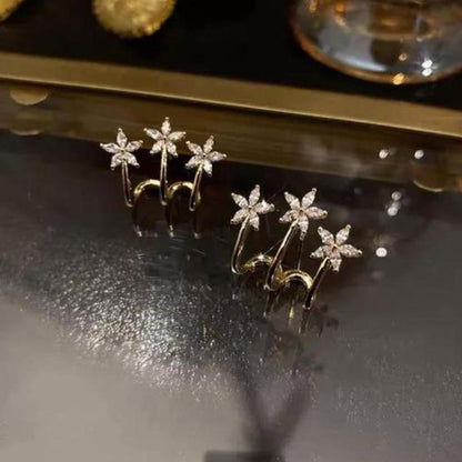 AVR JEWELS Korean Gold Plated Stud Earrings