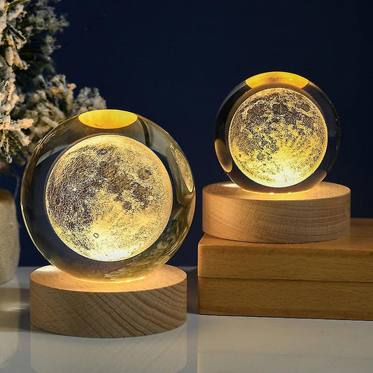 3D Crystal Lamp Ball(Moon)