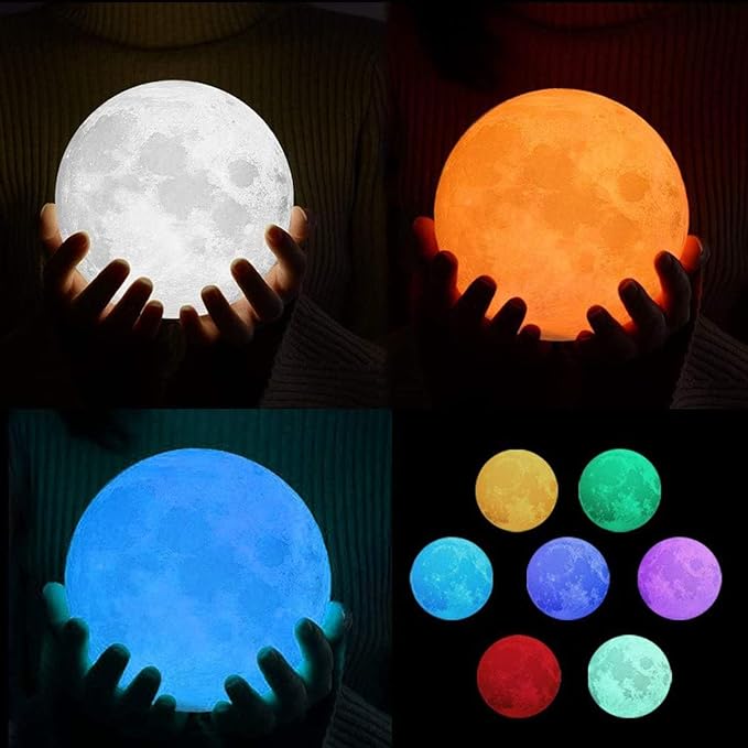Lunar Glow: 3D Moon Lamp