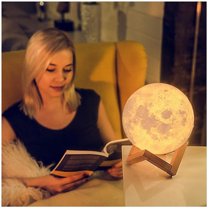 Lunar Glow: 3D Moon Lamp